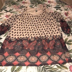 Charlotte Russe Paisley Print Dress